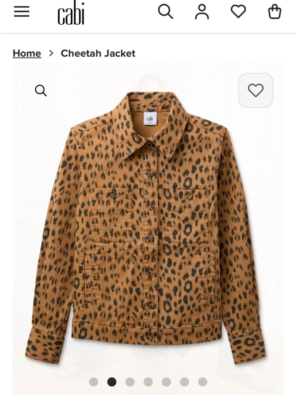 CAbi Cheetah Jacket - Picture 3 of 8